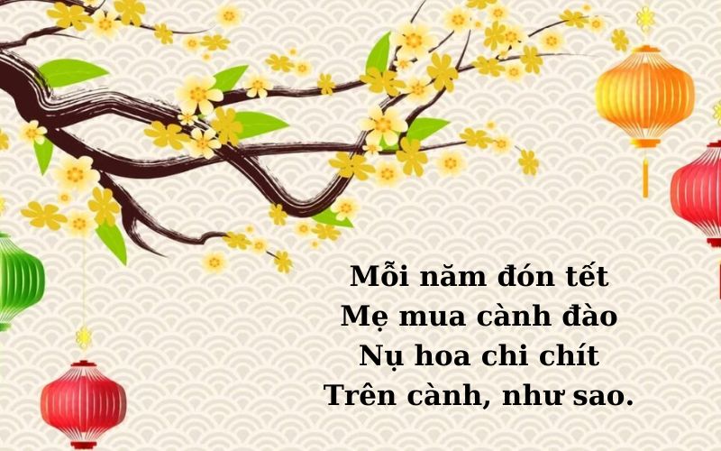 thơ về hoa Tết